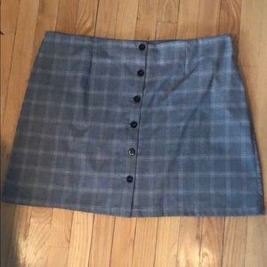 F21 Plus Size Plaid Mini Skirt